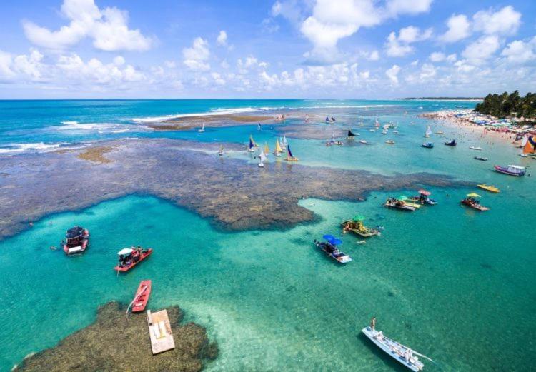 Casa De Condominio Para 6 Pessoas, Tudo A Pe, Perto Do Centro E Piscinas Naturais Pôrto das Galinhas 외부 사진